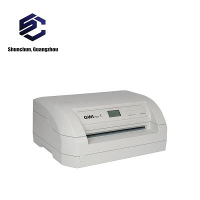 China New GWI PR70 24-Pin A4 Printer Dot Matrix Bank Book Black and White Document Printer Paper Printer for sale