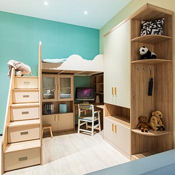 China New Style Modern Environment Natural Color Furniture Children Bed Kids for sale