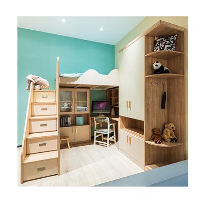 China Modern Children's Bedroom Double Bed Combination Bed Household Furniture Modern Children's Bed for sale