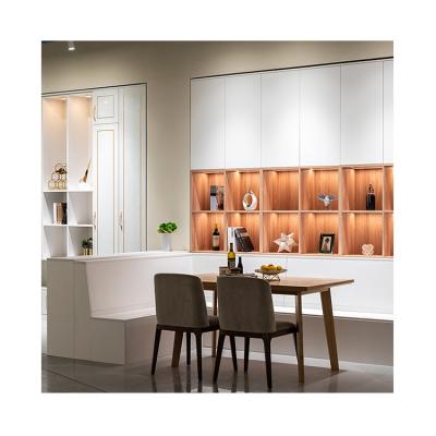 China (Size)Adjustable Multifunctional Modern Minimalist Built-in Buffet Wine Display Cabinet Custom Made Sideboard for sale