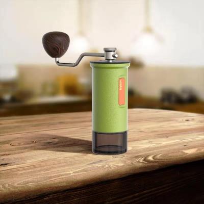 China Viable Portable Manual DIY Coffee Bean Grinder Adjustable Conical Steel Burr Hand Manual Coffee Grinder Coffee Grinder for sale