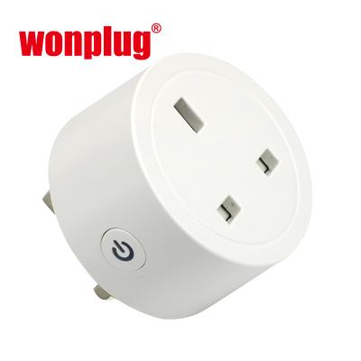 China Voice Control Socket Lamp Switch UK Smart Home Automation Commercial Support Alexa Uk Wifi Smart Plug for sale