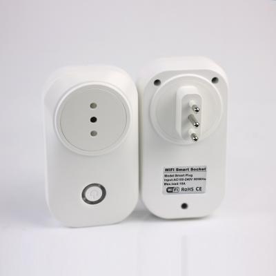 China EU France FR UK England JP USA Germany AU Italy Switzerland Brazil India Tuya Smart Plug WIFI Computer Smart Plug Energy Remote Control Monitoring for sale