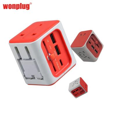 China USB USA Plug Fast Plug Charger EU Type AC Travel Wall Plug Charger Adapter for sale