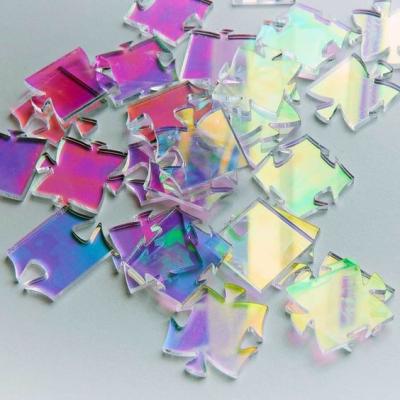 China DIY TOY OEM Acrylic Puzzle Clear Laser Cut Puzzle For Kids for sale