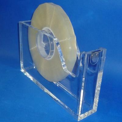 China Convenient Transparent High Quality Desktop Acrylic Tape Dispenser for sale