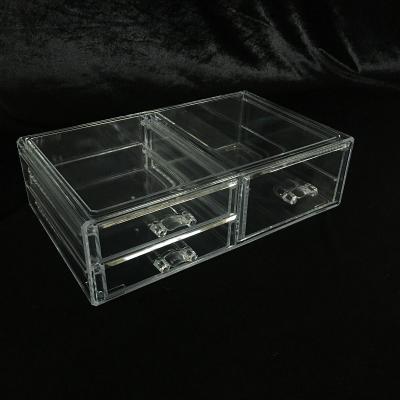 China Viable Clear Acrylic Cosmetic Storage Box Makeup Organizer for sale