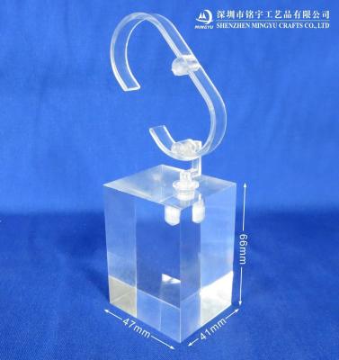 China Eco-friendly OEM C Ring Acrylic Watches Display Stand Wrist Watch Stand Stand for sale