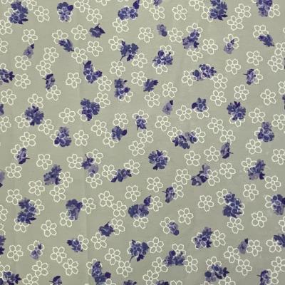 China Wholesale organic small high quality multi color simple floral printed lace polyester fabric for clothing for sale