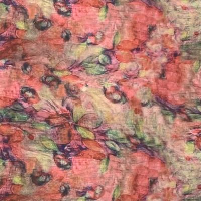 China Custom Printed Silky Stretch Satin Chiffon Fabric Tie Dye Organic Design Silky Like Polygon Satin Fabric For Dresses for sale