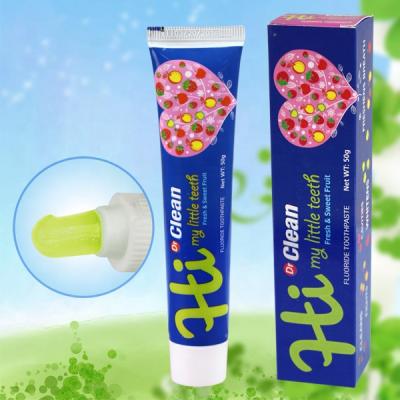 China OEM Anti-cavity Natural Kids Soft Active Organic Toothpaste Whitening With BRC for sale