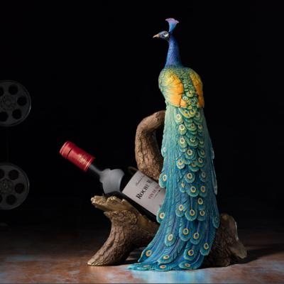 China China QIFU New All Copper Peacock Wine Seat Home Decoration for sale