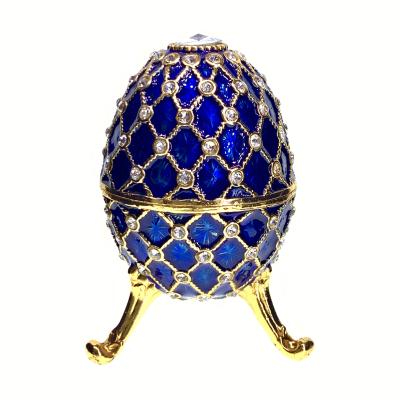 China Europe QIFU Full Flower in Easter Egg Enamel Metal Craft for sale