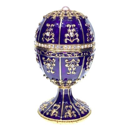 China New design Europe and fashion easter egg metal jewelry box from Yiwu qifu factory (QF3376) for sale