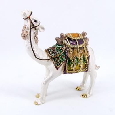 China India hot sale camel tin jewelry box QF3003/camel trinkets/camel gold jewelry box for sale