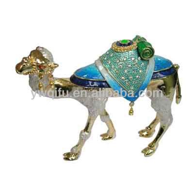 China Africa camel trinkets/Egypt cute gold craft/wholesale camel trinket box for sale