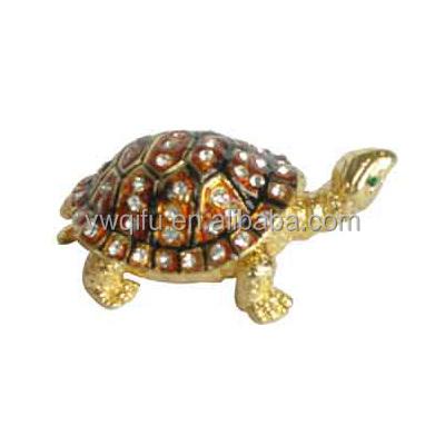 China Europe jewelry boxes/turtle jewelry box/colorful animal shaped turtle treasure box for sale