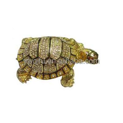 China New Europe sea turtle jewelry box/turtle metal box/metal animal statue for sale