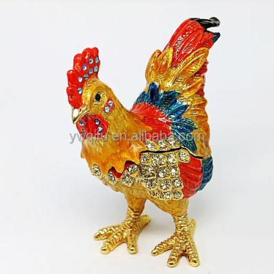 China High Quality Brass Chicken Jewelry Gift Box From Europe for sale