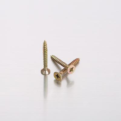 China Cross double countersunk head Zinc Plated Chipboard Screw Cross Double Countersunk Head Chipboard Screws Reach for sale