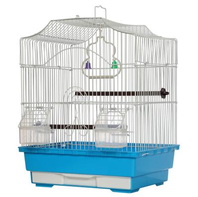 China Breathable Wholesale Large Metal Pigeon Parrot Breeding Bird Cage Parrot Cages Birds Cage for sale