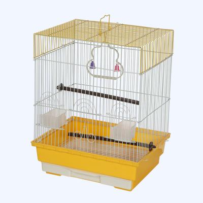 China Breathable Custom Large Comfortable Pet Bird Living House Parrot Bird Cage With Breeding Door for sale