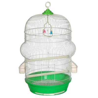 China Breathable Factory Supply High Quality Round Big Bird Cage Parrot Carry Cage Bird Cage for sale