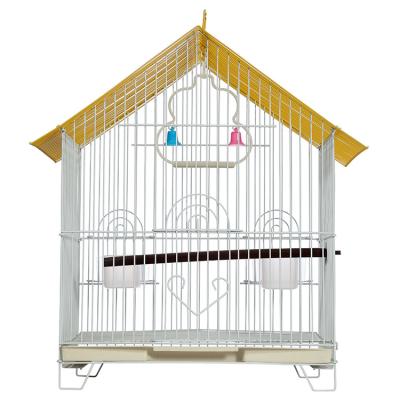 China Breathable Canary steel Stainless Partition Steel Pet Breeding Bird Parrot Pigeon Cage for sale