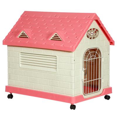 China Breathable Wholesale Portable Luxury Design Indoor Outdoor Plastic Pet Cat Dog Sleeping House for sale