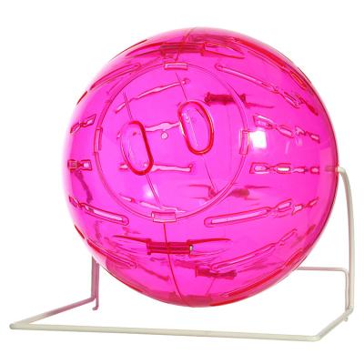 China Stocked Multi Function Sport Jogging Exercise Plastic Small Hamster Ball Toys With Vent Hole for sale