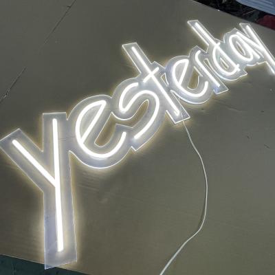 China ROAD Hotel Residential Garden LANDSCAPE Theme Park Sports Stadiums Yesterday Tomorrow Led Neon Signs For Wall Decor Acrylic Neon Tray Custom Led Neon Sign for sale