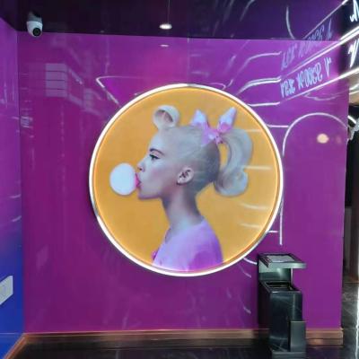 China Other Acrylic Display Painting Panel KTV Room Decoration Advertising LED Light Box for sale