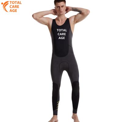 China YIHENG OEM Long John Wet Suit Men Sleeveless Neoprene Anti-UV Anti-Bacterial Breathable Wetsuit For Snokeling for sale