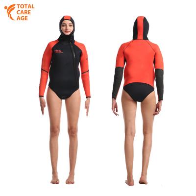 China YIHENG Antibacterial Customized Skin-Friendly Women Shorts Wetsuits Freediving Ladies Neoprene Hooded Snorkeling Wetsuits Wetsuits for sale