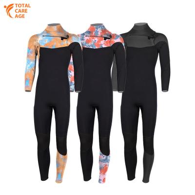 China YIHENG Antibacterial Customized Men's 3mm 4mm Neoprene Super Surf Insulated Stretch Front Chest Zip Surfing Wetsuit for sale