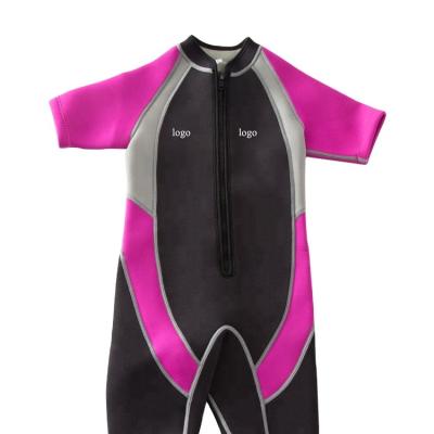 China New Design Kids Antibacterial Neoprene Infant Short Sleeve Suit Surfing Wetsuits for sale