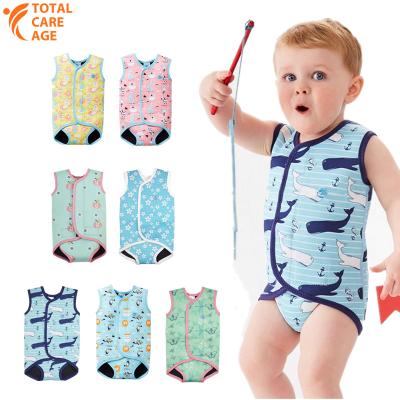 China YIHENG OEM Kids Wetsuits Unisex Girls Boys Antibacterial Colorful Printed Thermal Swimwear Kids Keep Warm Baby Neoprene Swimming Wetsuits for sale