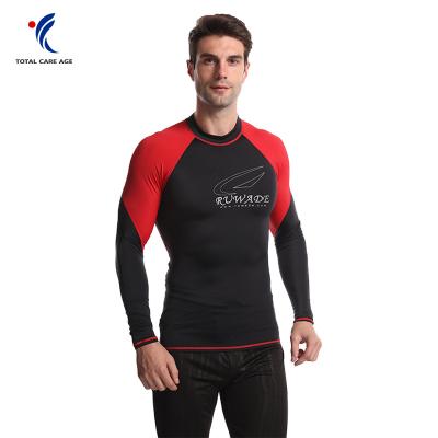 China Professional Long Sleeve YIHENG Water Sports Swimming UV Rash Guard for sale