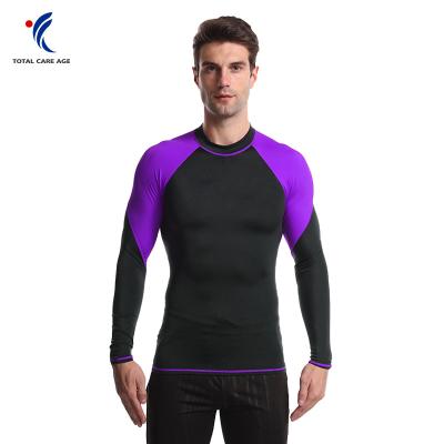 China Professional Long Sleeve YIHENG Long Sleeve Gym Apparel Sublimation Printed Custom Muttahida Majlis-e-Amal Surfing Rash Guard for sale