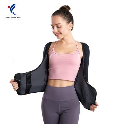 China YIHENG Wholesale Antibacterial Adjustable Body Shaper Workout Tank Top Weight Loss Sweat Vest For Women Sauna for sale