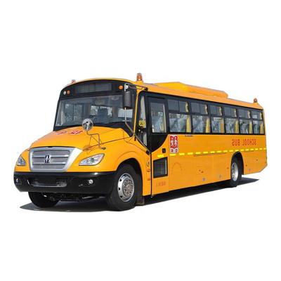 China Hot Selling Luxury Pure 56 Seats RHD Electricos School Bus 53+2+1 for sale