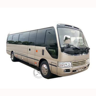 China Hot Sale 7.7m New Low Price Customized 30 Seats Diesel Euro IV Car Coaster Luxury Customized Bus For Sale 7740x2160x2720(mm) for sale