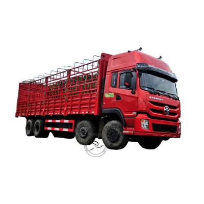 China 8X4 Heavy Duty Grille Transport Truck 12 Wheel 31 Ton 12 Meter 12000x2550x3950 Mm for sale