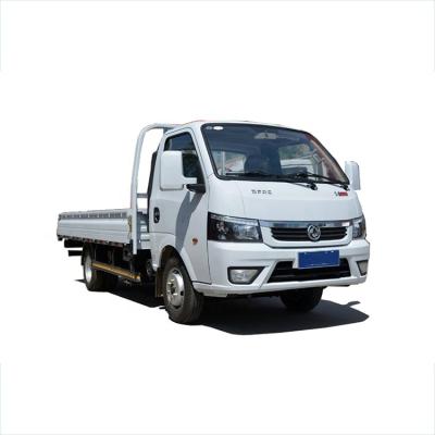 China Dongfeng Aluminum Alloy Mini Single Flatbed Truck 4x2 Cargo Small Row Trucks for sale