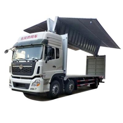 China Transport Goods 55 CBM 12m Wing Truck Large Volume Catering Delivery Van for sale