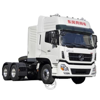 China Sino Aluminum Alloy Dongfeng 7.6m 6*4 CNG 440hp Euro 5 Emission Standard Large Capacity Tractor Truck For Sale for sale