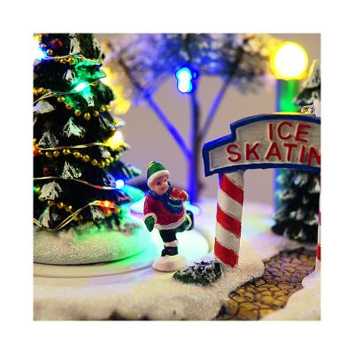 China Europe Personality Wholesale Creative Ski Lovely Art Home Decoration Resin Opens Colors for sale