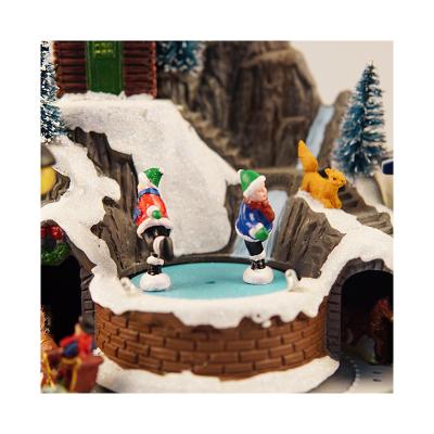 China New Ski Outside The House Creative Customizable Europe Personality Home Decoration Resin Mold Casting Mold Listing Craft for sale