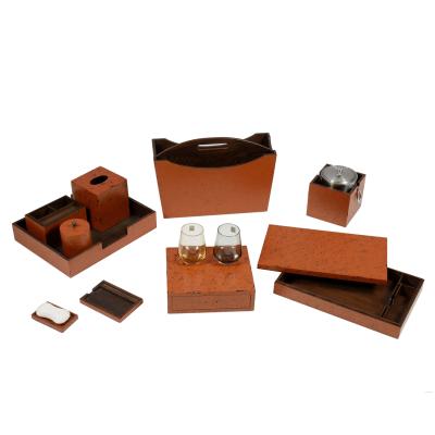 China Luxury Wholesale Custom Logo Wood Hotel Furniture Eco - Friendly Guest Room Bathroom Hotel Amenities Supplies for sale