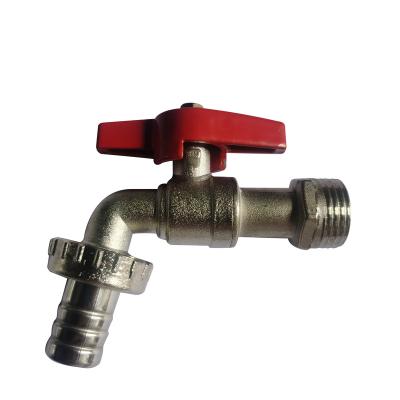 China Free Samples Full Size Brass Overhead 1/2-1 Faucet For Garden Water Faucet Longest Spout Brass Bibcock for sale